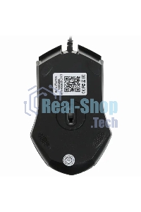 Мышь проводная Qumo Office M14 черный, 1000 dpi, USB, кнопки - 3