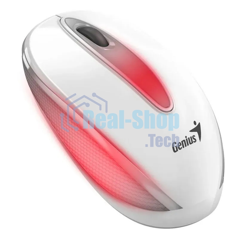 Мышь проводная Genius DX-Mini белый, 1000 dpi, USB, кнопки - 3