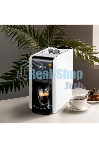 Кофеварка рожковая Kitfort КТ-7467 белый/черный, исп. кофе - молотый/капсулы, 0.8 л, 1100 Вт, 19 бар