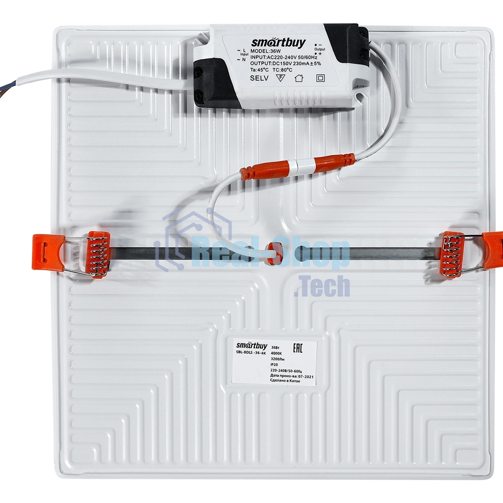 Безрамочный светильник Smartbuy (SBL-BDLS-36-4K) 36W/4000К