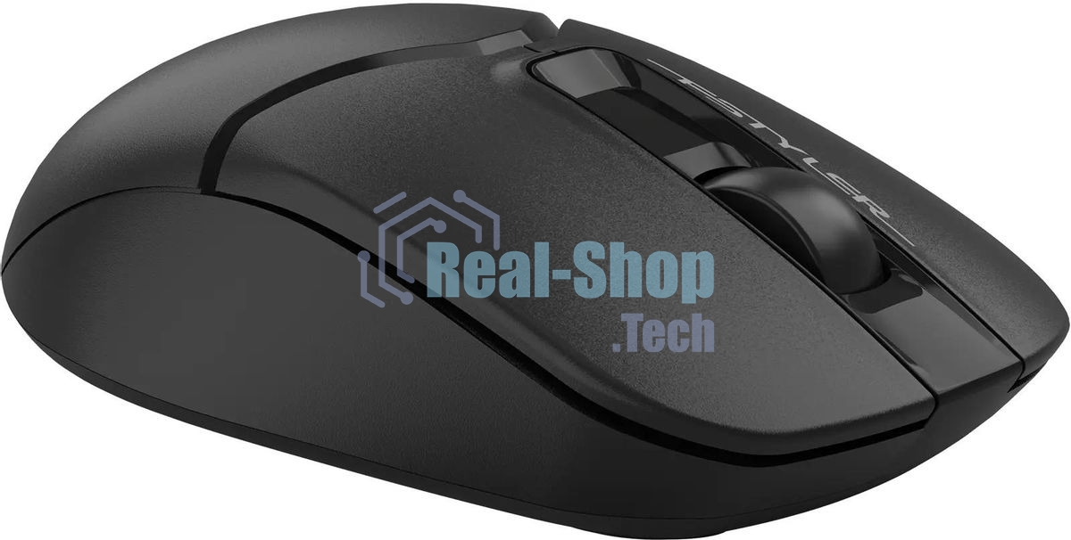 Мышь беспроводная A4Tech Fstyler FG12 черный, 1200 dpi, радиоканал, USB, кнопки - 3