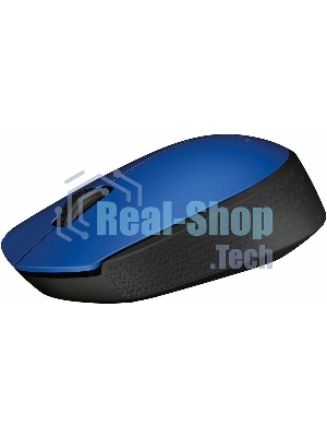 Мышь беспроводная Logitech M171 синий, 1000 dpi, радиоканал, USB, кнопки - 3