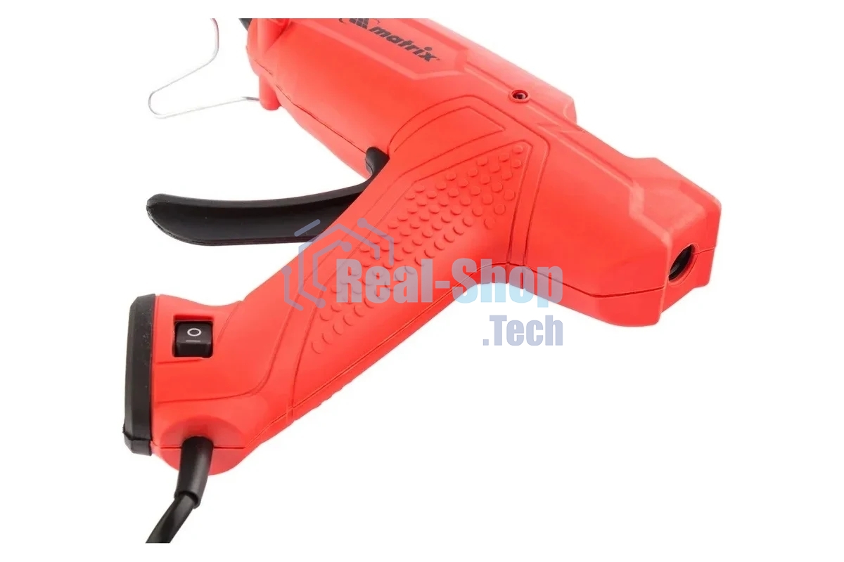 Клеевой пистолет Matrix 11 мм, 40 (100) Вт, 18 г/мин, выключатель и индикатор напряжения