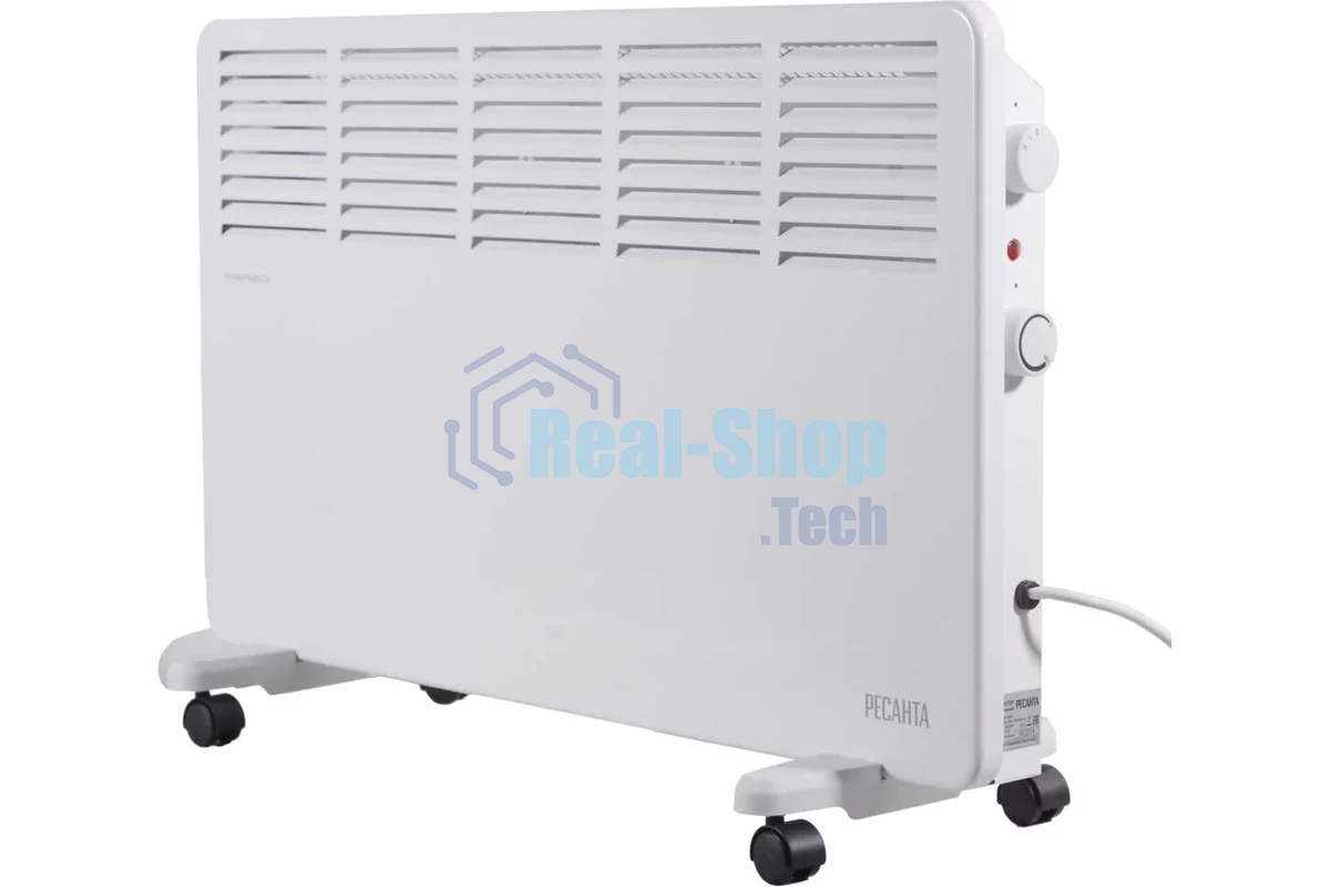 Конвектор Ресанта ОК-2000 белый, 2000 Вт, 25 м2, термостат