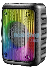 Портативная колонка Hyundai H-PS1006 черный 30 Вт 1.0 BT 10м 1500mAh