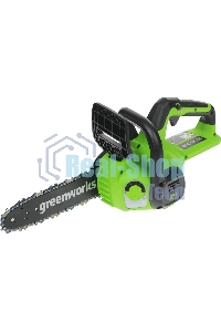Цепная пила аккумуляторная GreenWorks G24CS25K4, 24V, 25 см, c АКБ 4А·ч и ЗУ (2007707UB)