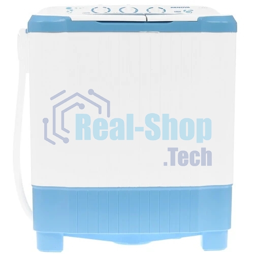 Стиральная машина Renova WS-40PT/РЕТ белая, загрузка вертикальная 4кг, 1350 об/мин., класс: A+