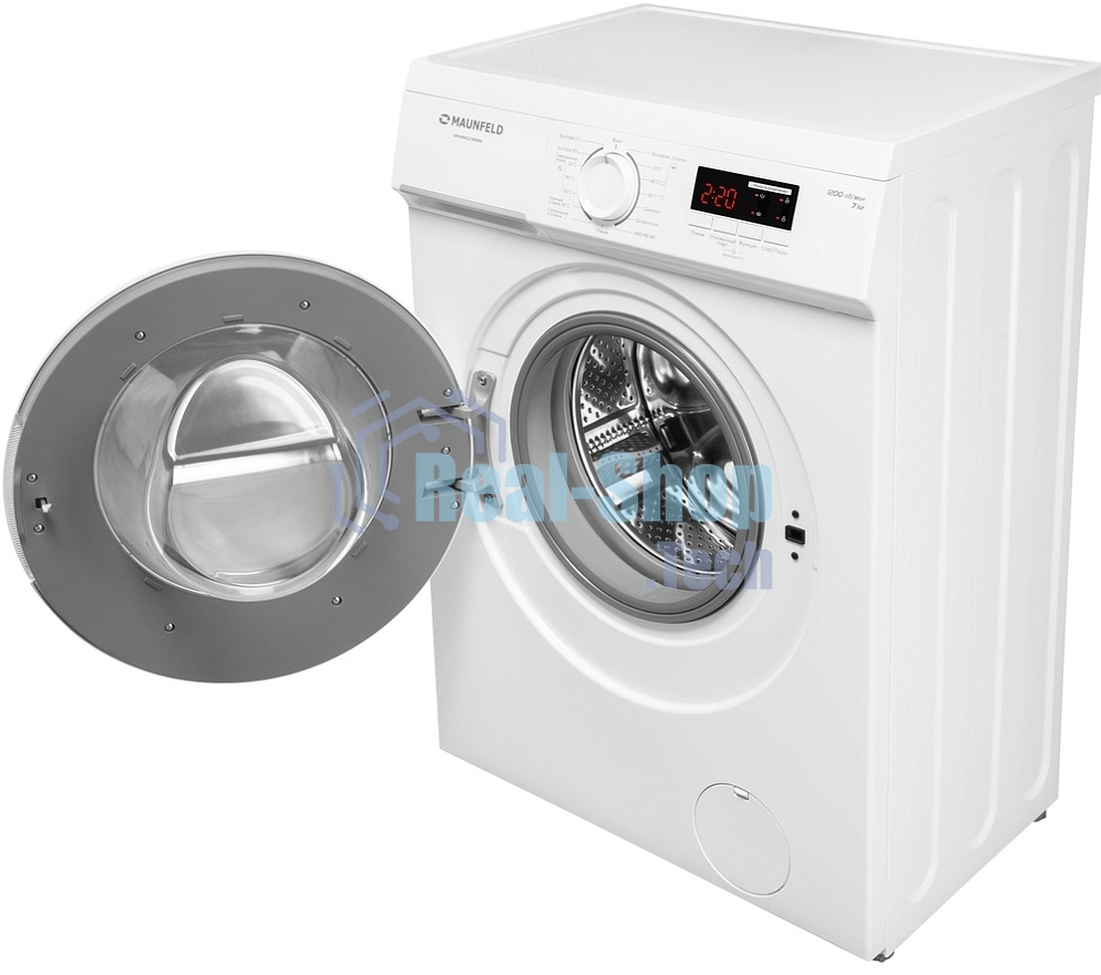 Стиральная машина Maunfeld MFWM127WH05 белый, загрузка фронтальная 7 кг, 1200 об/мин., класс: А+++