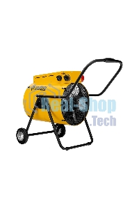 Тепловая пушка Denzel SFH-15000, 400 В, желтый, 120/9000/15000 Вт, 150 м2, термостат