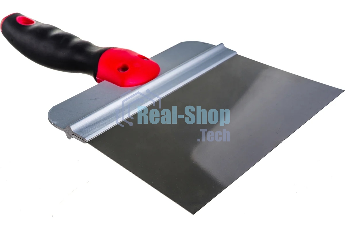 Шпатель Matrix фасадный из нержавеющей стали, 200 мм, 2-комп. ручка, широкое полотно