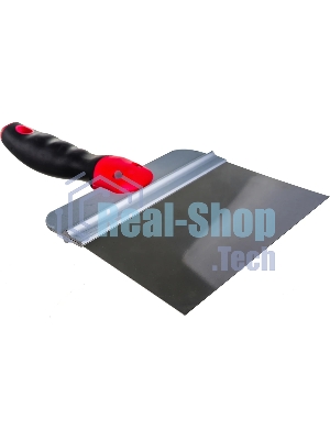 Шпатель Matrix фасадный из нержавеющей стали, 200 мм, двухкомпонентная рукоятка, широкое полотно