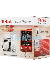 Кухонная машина Tefal Bake Partner QB520B38, серый/серебристый