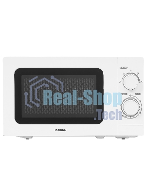 Микроволновая печь Hyundai HYM-M2064 белый, 20 л, 700 Вт, переключатели - поворотный механизм