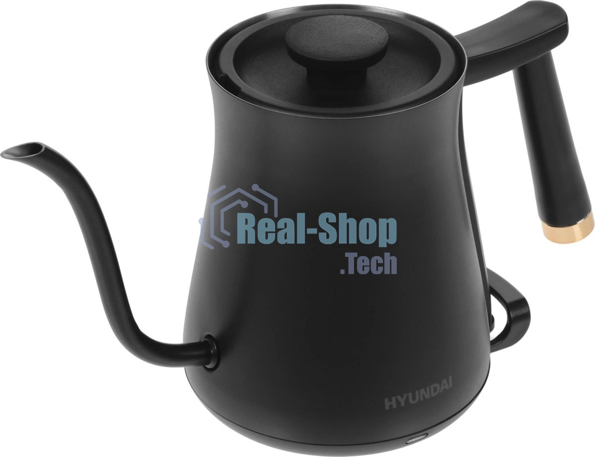 Чайник электрический Hyundai HYK-S5500 0.7 л, 1000 Вт, черный