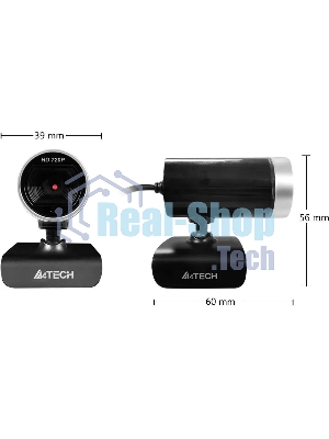 Веб-камера A4Tech PK-910P 1280x720, 30 кадр/с, USB Type-A, микрофон, универсальное крепление