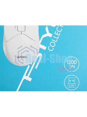 Комплект клавиатура+мышь A4Tech FStyler FG1012 беспроводной, USB, 1200 DPI, белый