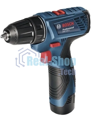 Дрель-шуруповерт Bosch GSR 120 Li, 12 В, 2 Ач, 30 Нм, щеточный