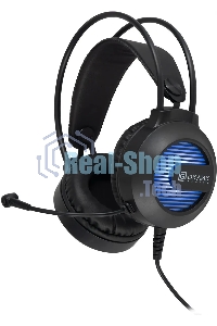 Гарнитура проводная с микрофоном Оклик HS-L300G Black черный 2.2м мониторные USB оголовье (1796949)