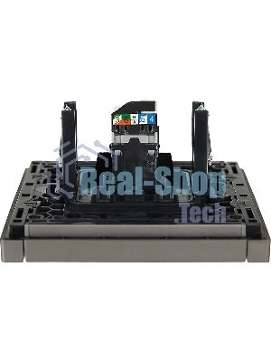 Розетка компьютерная RJ45 кат.5E IEK FORTE&PIANO FP532 сталь