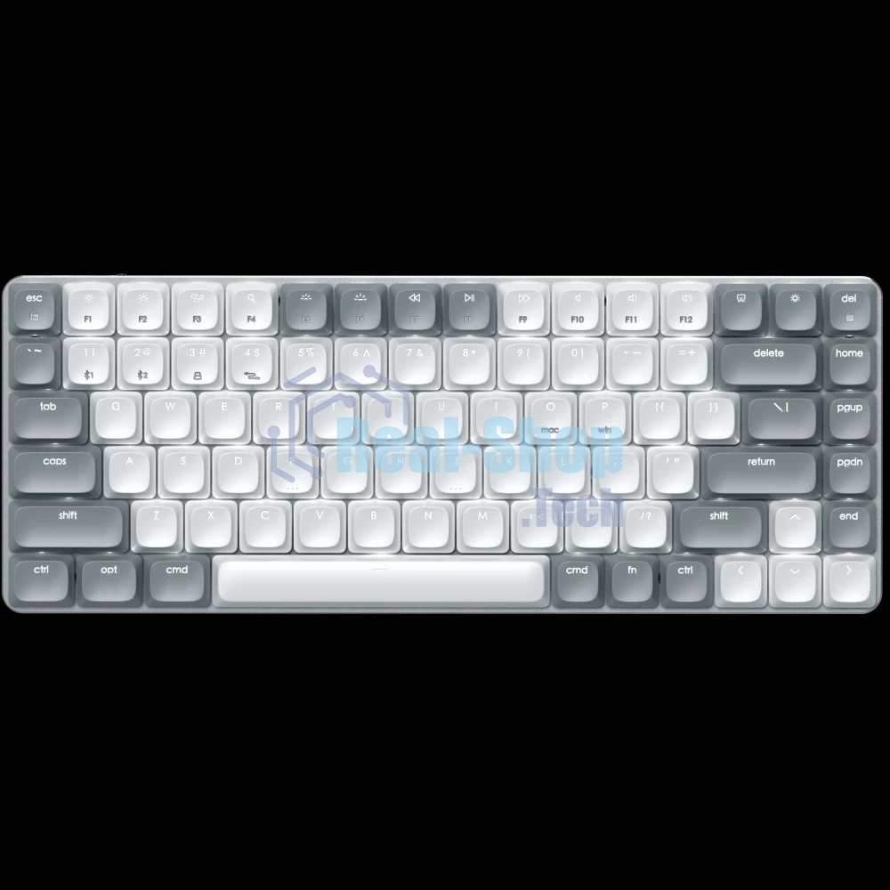 Клавиатура беспроводная механическая Satechi SM1 Slim Mechanical Backlit Bluetooth Keyboard, белый/серый ST-KSM1LT-RU