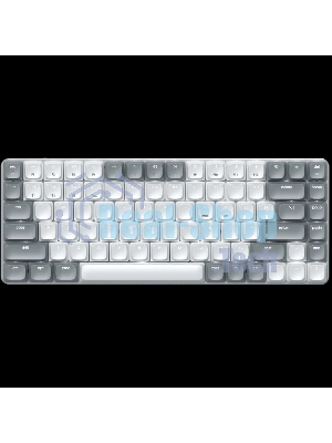 Клавиатура беспроводная механическая Satechi SM1 Slim Mechanical Backlit Bluetooth Keyboard, белый/серый ST-KSM1LT-RU