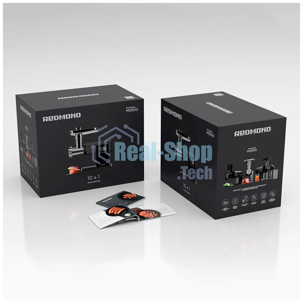 Мясорубка электрическая Redmond MG-500 2300 Вт, серый