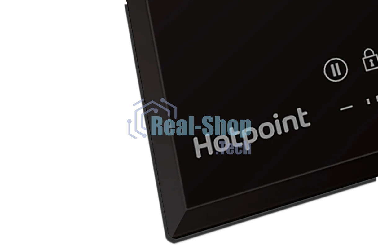 Электрическая варочная поверхность Hotpoint HR 3O4 BAS, 2 конфорки, с зоной расширения, стеклокерамика, 3200 Вт