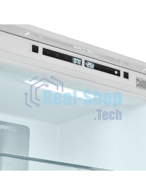 Встраиваемый холодильник Maunfeld MBF177NFWHGR Inverter белый двухкамерный 179/66 л морозилка снизу, No Frost