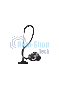 Пылесос Willmark VC-1865CY черно-серый, 380/1800 Вт, уборка сухая, пылесборник контейнер 2 л