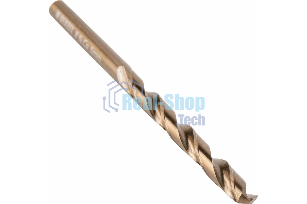 Сверло по металлу Denzel 5 мм, HSS Co-8%