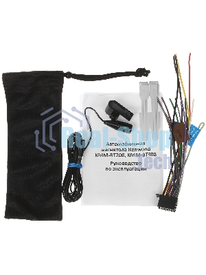 Автомагнитола Kenwood KMM-BT408, 1 DIN, Bluetooth, USB Type-A, AUX, съёмная панель