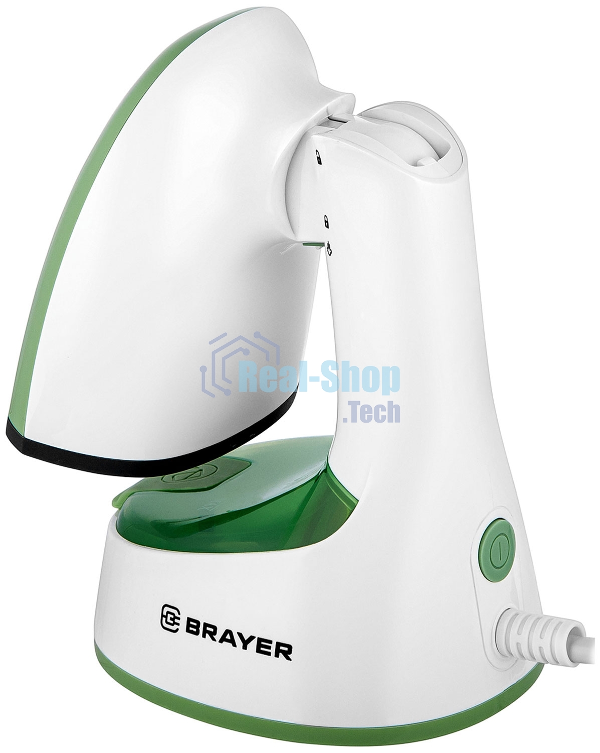 Отпариватель BRAYER BR4128GN белый/зеленый, 1500 Вт, 20 г/мин, 120 мл