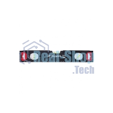 Уровень алюминиевый Matrix, усиленный, фрезерованный, 3 глазка, 400 мм