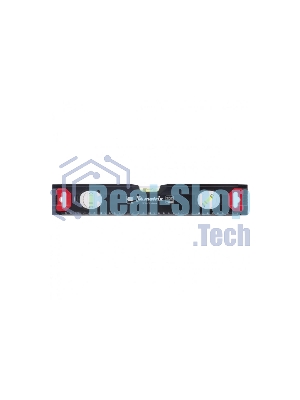 Уровень алюминиевый Matrix, усиленный, фрезерованный, 3 глазка, 400 мм