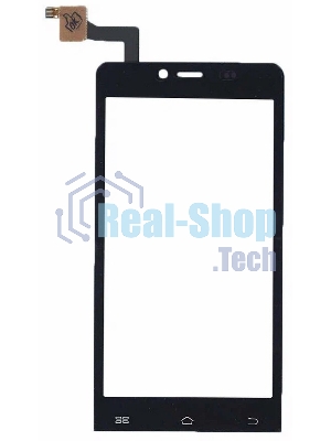 Сенсорное стекло (тачскрин) для Micromax Q370, черное