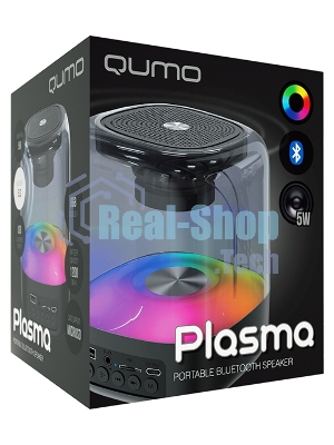 Акустическая система QUMO Plasma ВТ 0082 5 ВТ объемное звучание RGb подсветка