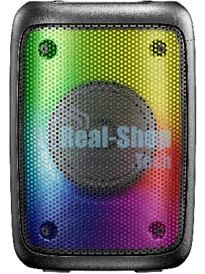 Портативная колонка Hyundai H-PS1006 черный 30 Вт 1.0 BT 10м 1500mAh