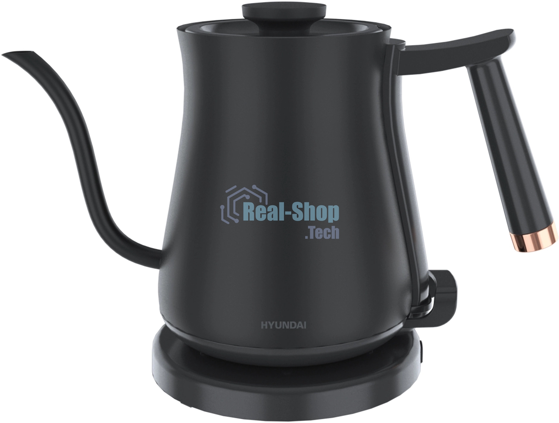Чайник электрический Hyundai HYK-S5500 0.7 л, 1000 Вт, черный