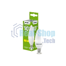 Лампа светодиодная GENERICA LL-C35-10-230-30-E14-G C35 10 Вт свеча 3000К E14 230В