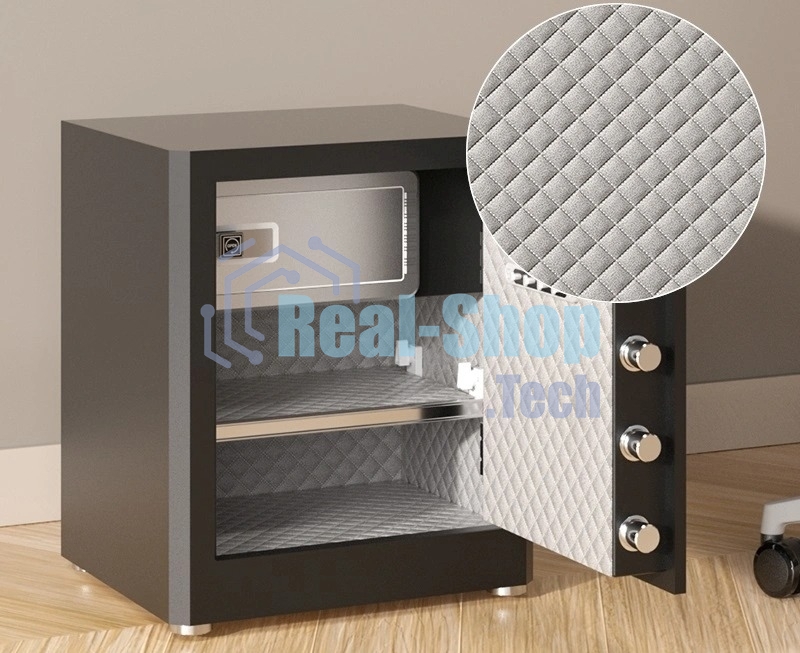 Сейф Deli ET596 600x380x360мм электронный/ключевой/биометрический трейзер