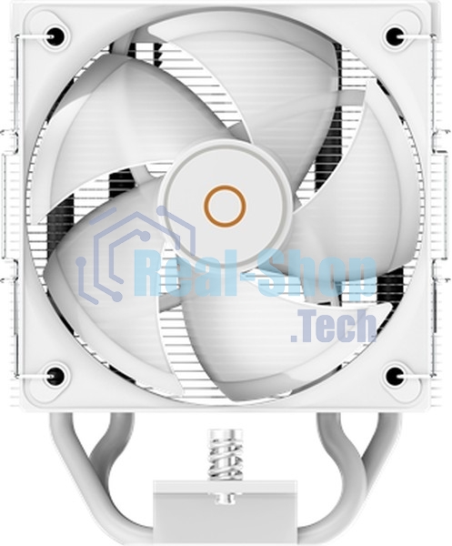 Кулер для процессора Ocypus Gaммa A40 WH ARGB Digital, 100мм ARGB FAN, Top Display Panel, 4 HEAT PIPES, 4-PIN PWM, 600-2400 RPM, 29.5DBA, HYDRO BEARING, LGA115X/1200/1700/18XX, AM4/AM5