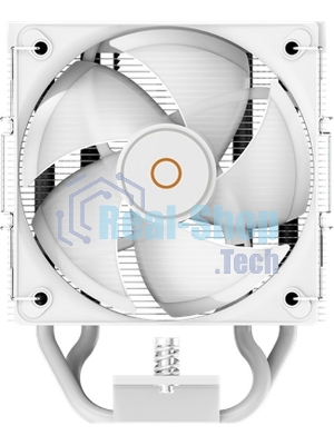 Кулер для процессора Ocypus Gaммa A40 WH ARGB Digital, 100мм ARGB FAN, Top Display Panel, 4 HEAT PIPES, 4-PIN PWM, 600-2400 RPM, 29.5DBA, HYDRO BEARING, LGA115X/1200/1700/18XX, AM4/AM5