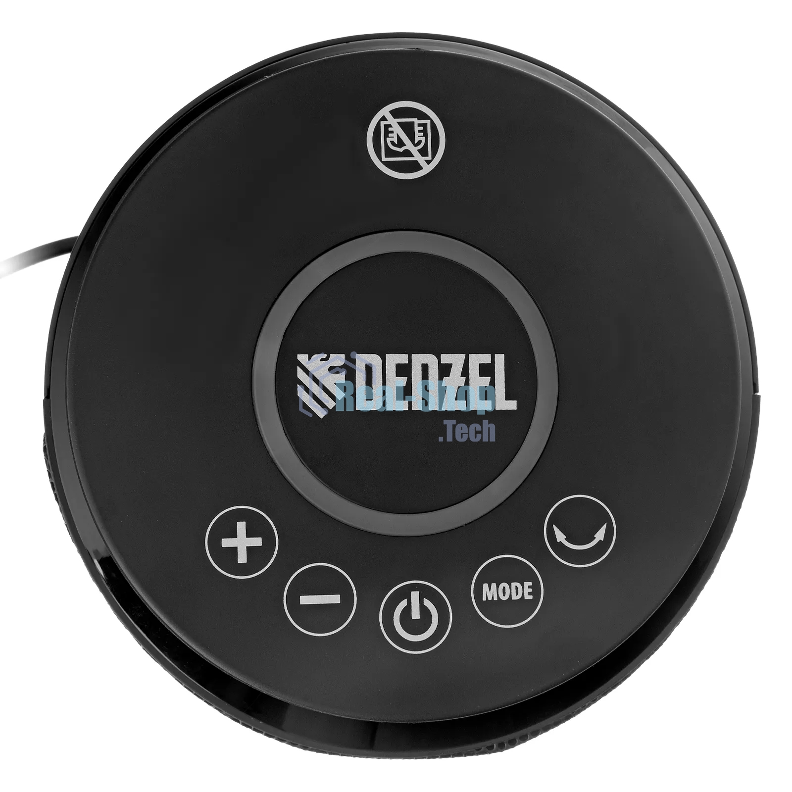 Тепловентилятор керамический Denzel DTFC-2000X, 1000/2000 Вт, 20 м2, 3 режима, пульт, Wi-Fi, термостат