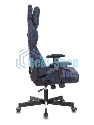 Кресло Бюрократ VIKING KNIGHT LT27 FABRIC синий, ткань, 120 кг, механизм качания