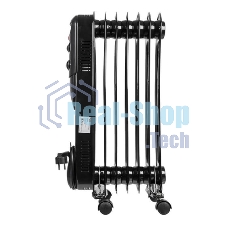 Обогреватель масляный Ресанта ОМПТ-7НЧ (7 секций) черный, 1500 Вт, 15 м2, термостат 67/3/13