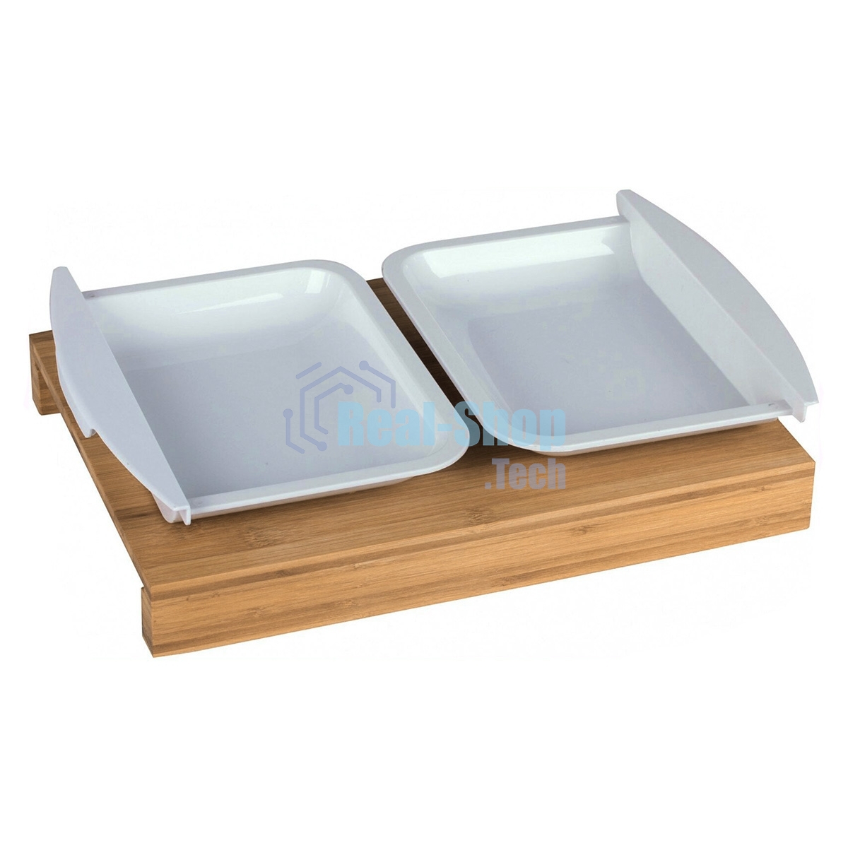 Доска разделочная TALLER TR-52221 с пластиковыми лотками