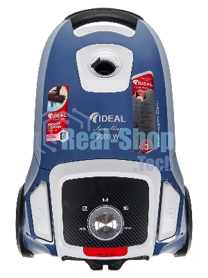 Пылесос IDEAL VC-2000 синий, 450/2000 Вт, уборка сухая, пылесборник мешок 2.3 л