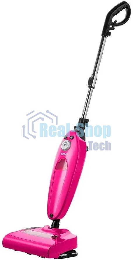 Швабра паровая Kitfort КТ-3940 1500Вт розовый/черный