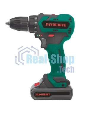 Дрель-шуруповерт аккумуляторная FAVOURITE DC 14NB, Аккумуляторная, 14В, 2 АКБ, Кейс
