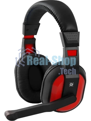 Комплект клавиатура+мышь Defender Target MKP-350 проводной, USB, 3200 DPI, чёрный/красный